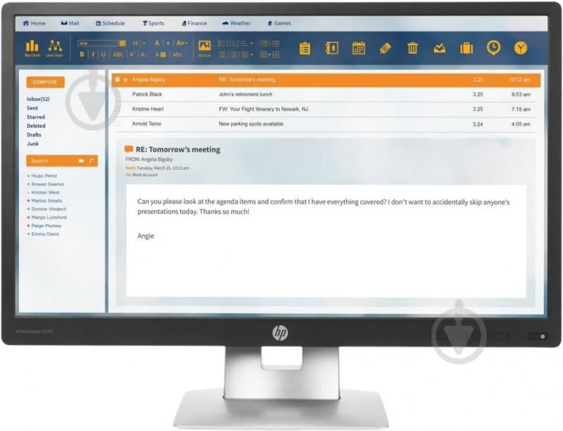 Монитор HP EliteDisplay E240 23,8" (M1N99AA) - фото 1