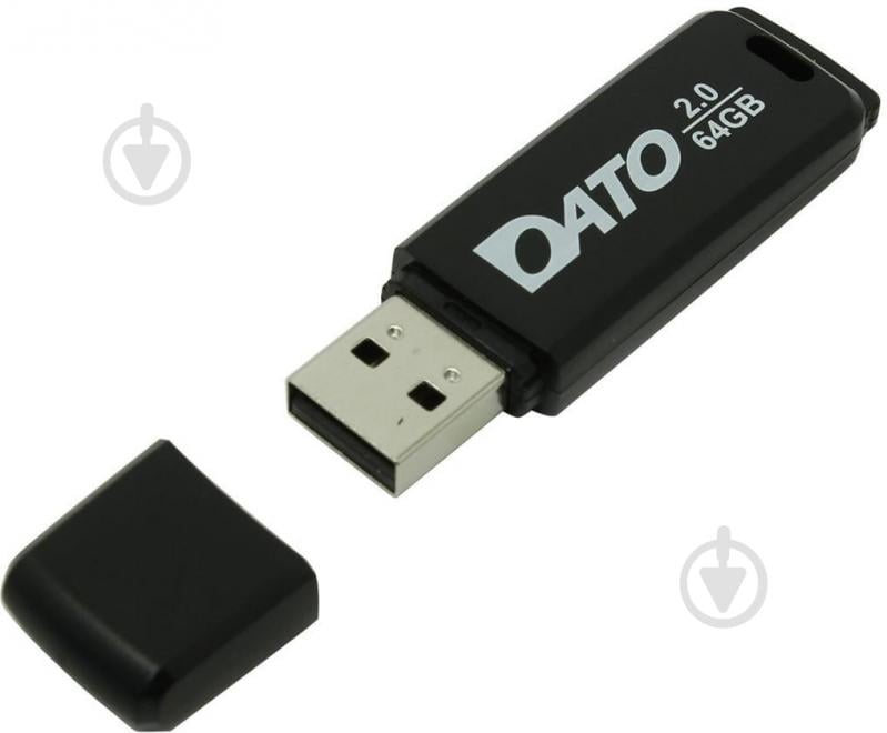 Флешпам'ять USB Dato DB8001 64 ГБ USB 2.0 black (DB8001K-64G) - фото 2