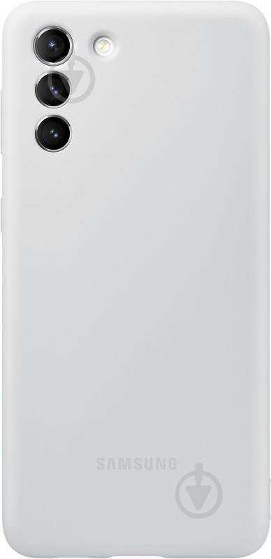 Чехол Samsung Silicone Cover Light Gray (EF-PG996TJEGRU) - фото 1