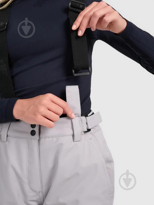 Брюки 4F TROUSERS FNK F1157 4FWAW25TFTRF1157-27S р. XS серый - фото 6