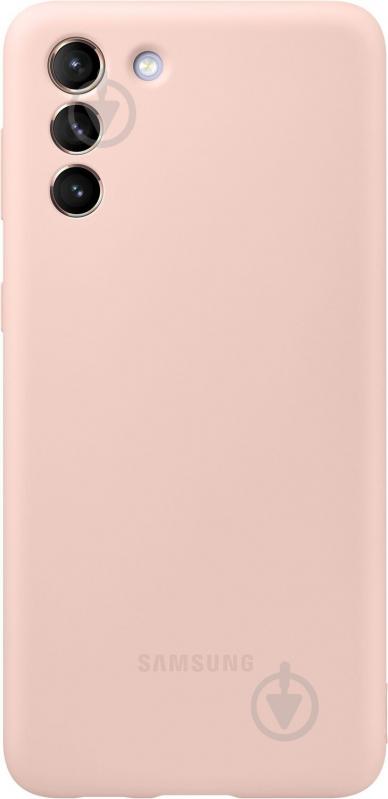 Чехол Samsung Silicone Cover Pink (EF-PG996TPEGRU) - фото 1