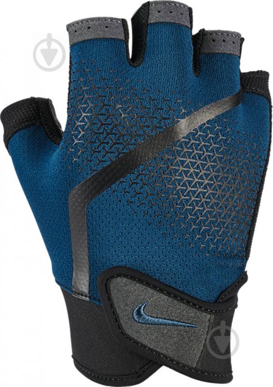 Перчатки для фитнеса Nike MEN'S EXTREME FITNESS GLOVES N.000.0004.486 р. M синий - фото 3