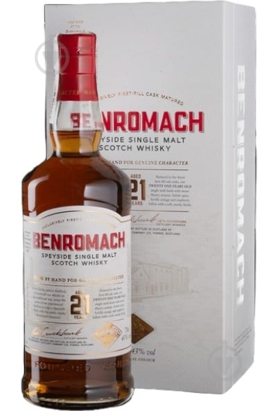 Виски Benromach односолодовый "Benromach 21yo" 0,7 л - фото 1 Виски Benromach односолодовый "Benromach 21yo" 0,7 л - фото 1