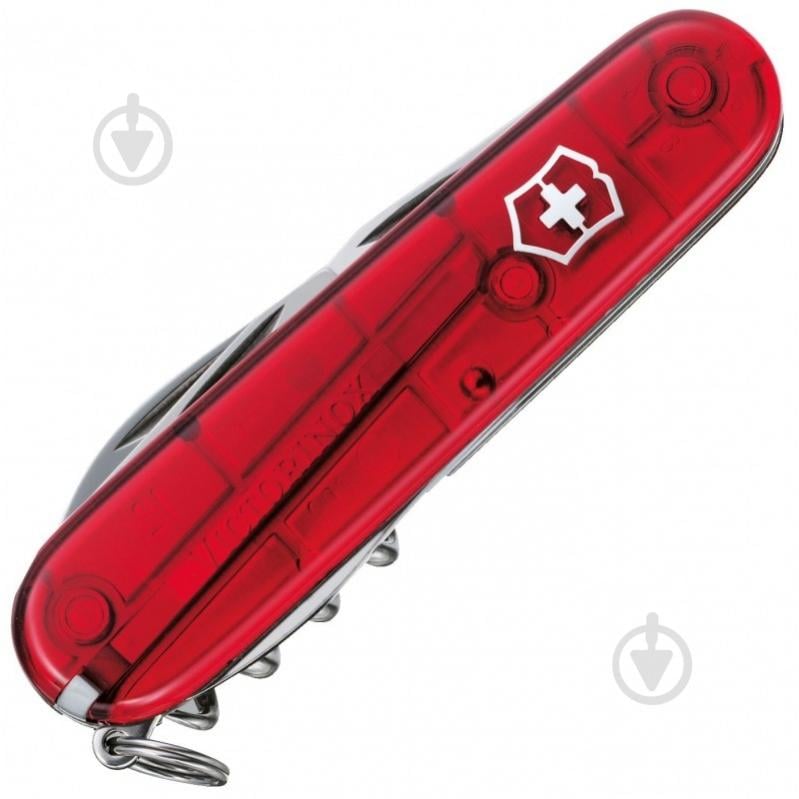 Нож швейцарский Victorinox SPARTAN 1.3603.TB1, красные полупрозрачные накладки 88297 - фото 3