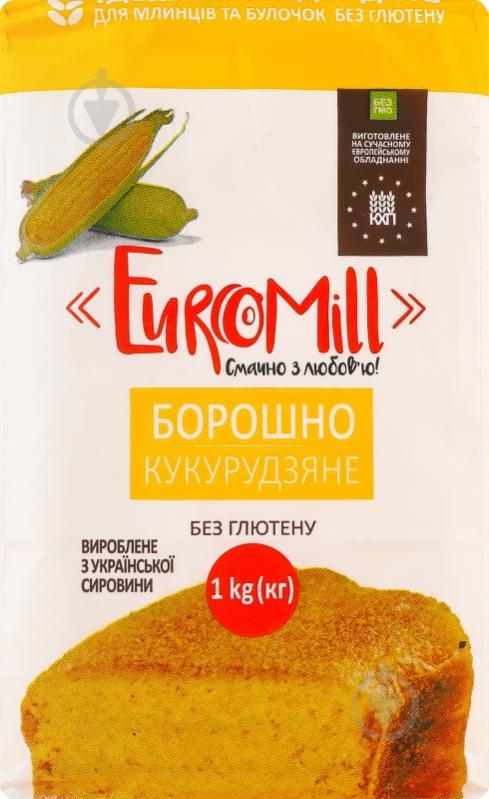 Мука кукурузная EuroMill м/у 1кг - фото 1