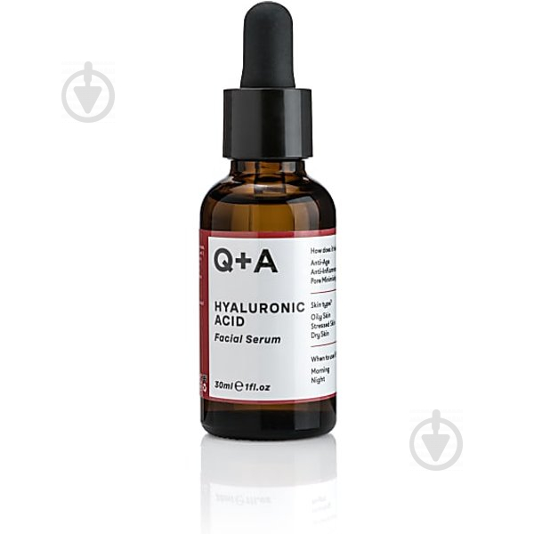 Сыворотка Q+A Hyaluronic Acid Facial Serum с гиалуроновой кислотой 30 мл 1 шт. - фото 1