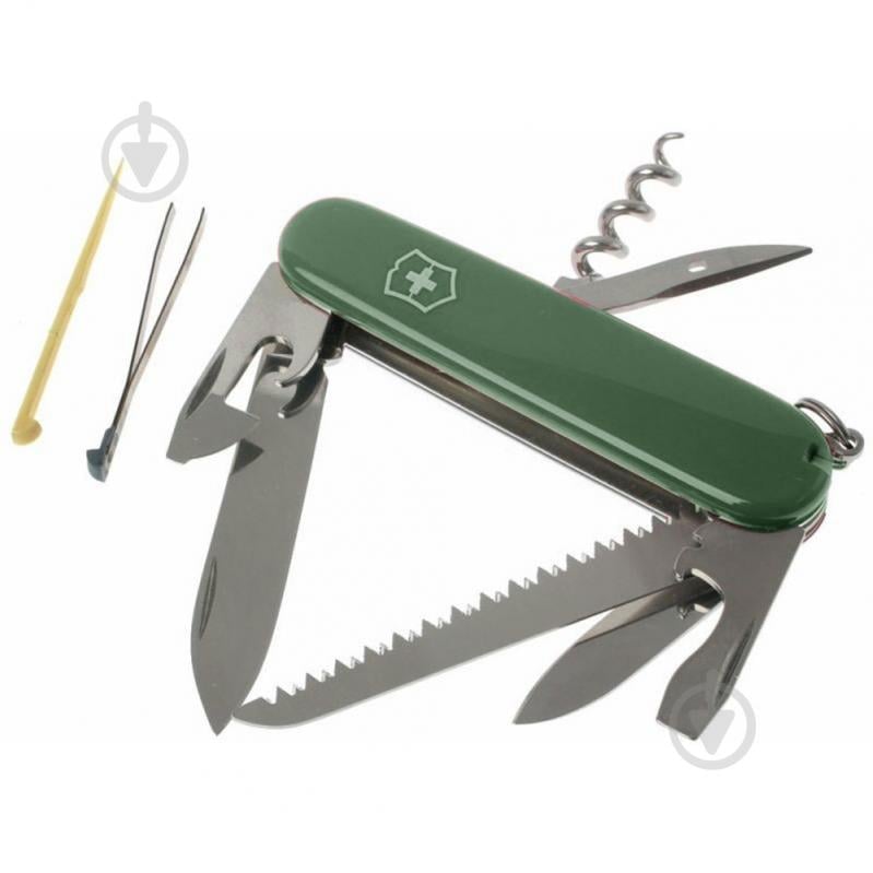 Ніж швейцарський Victorinox CAMPER Green 1.3613.4 99240 - фото 4