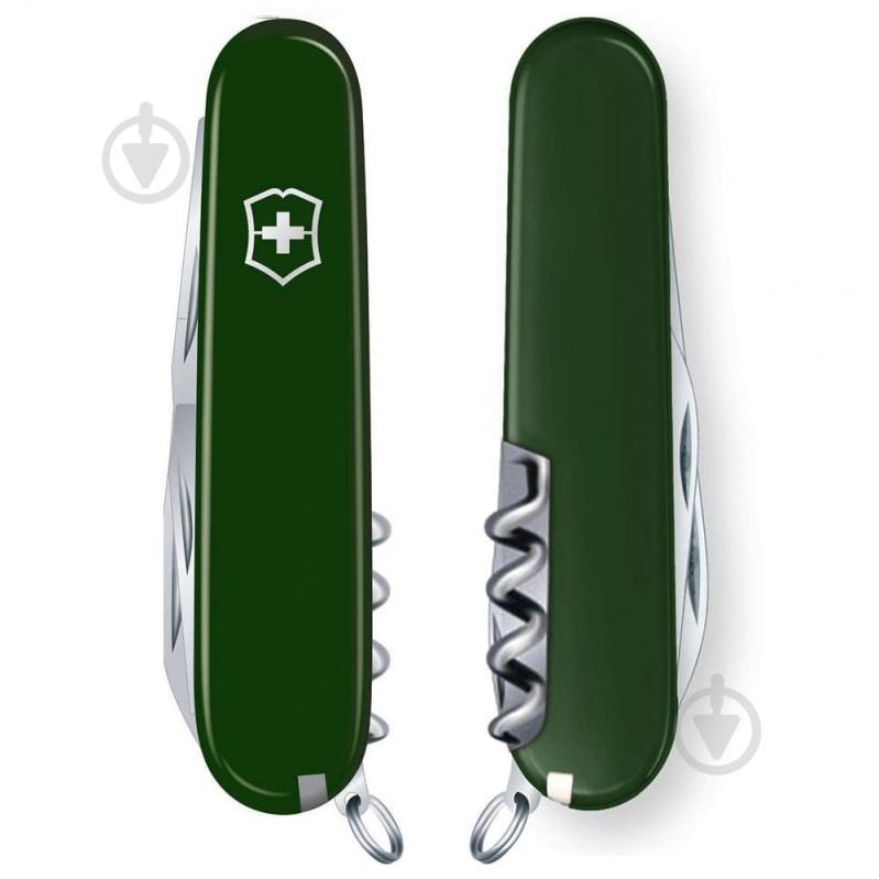 Ніж швейцарський Victorinox CAMPER Green 1.3613.4 99240 - фото 3