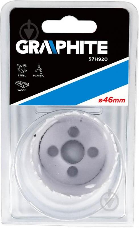 Коронка биметаллическая GRAPHITE 57H920 - фото 2