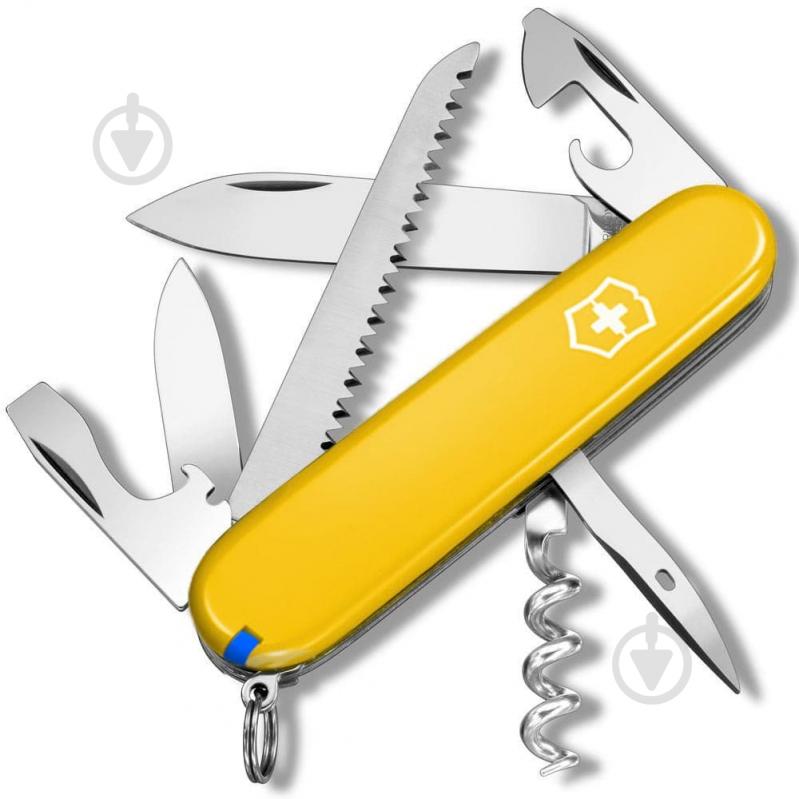 Ніж швейцарський Victorinox CAMPER Yellow 1.3613.8 99241 - фото 1