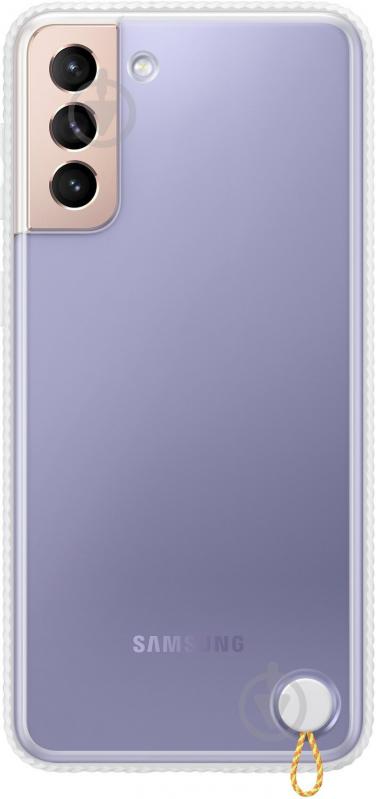 Чехол Samsung Clear Protective Cover White (EF-GG996CWEGRU) - фото 1