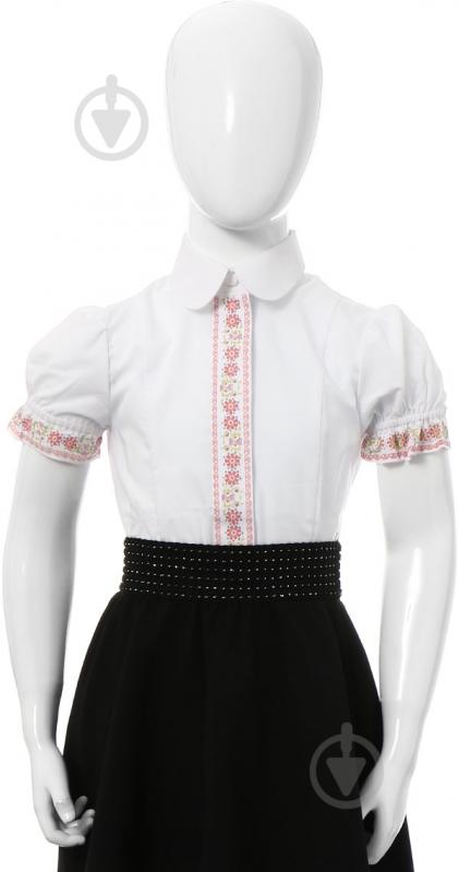 Блуза Sasha р.122 білий 2779 - фото 1