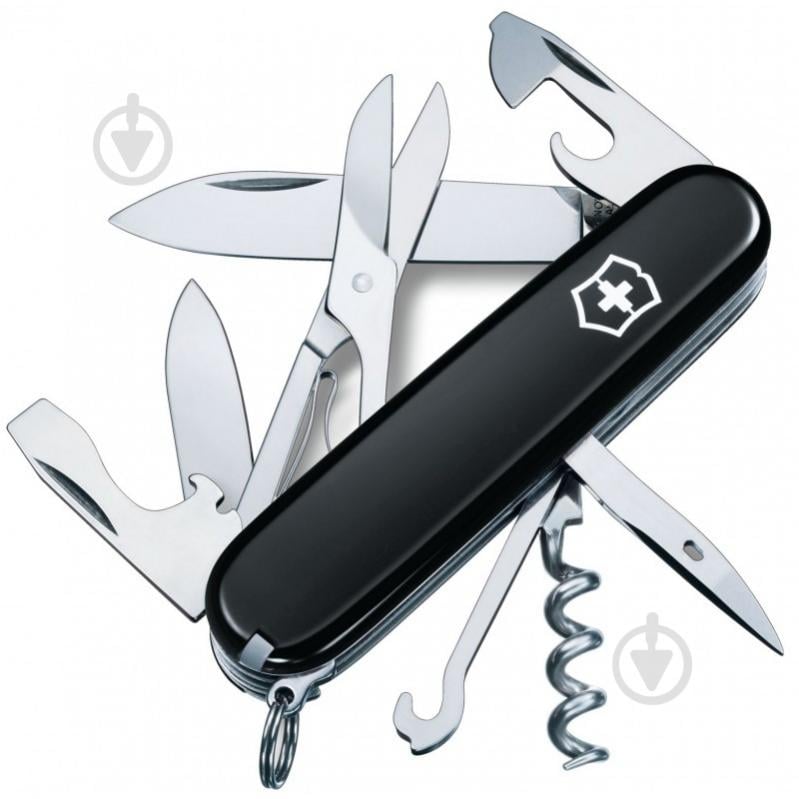 Ніж швейцарський Victorinox CLIMBER BLACK 1.3703.3B1 88302 - фото 1