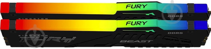 Оперативна пам'ять Kingston DDR5 SDRAM 16 GB (2x8GB) 5600 MHz (KF556C36BBEAK2-16) Fury Beast - фото 2