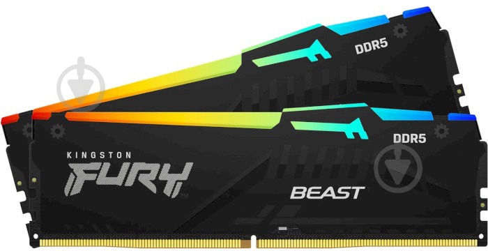 Оперативна пам'ять Kingston DDR5 SDRAM 16 GB (2x8GB) 5600 MHz (KF556C36BBEAK2-16) Fury Beast - фото 3