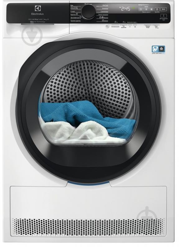 Пральна машина Electrolux EW8F5492QU + сушильна машина EW8D595MUC + з'єднувальна планка E1WYHSK6 - фото 8