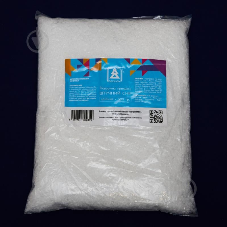 Снег искусственный Девилон мелкий 500 г - фото 1