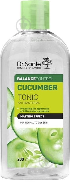 Тоник Dr. Sante Cucumber Balance Control антибактериальный 200 мл - фото 1