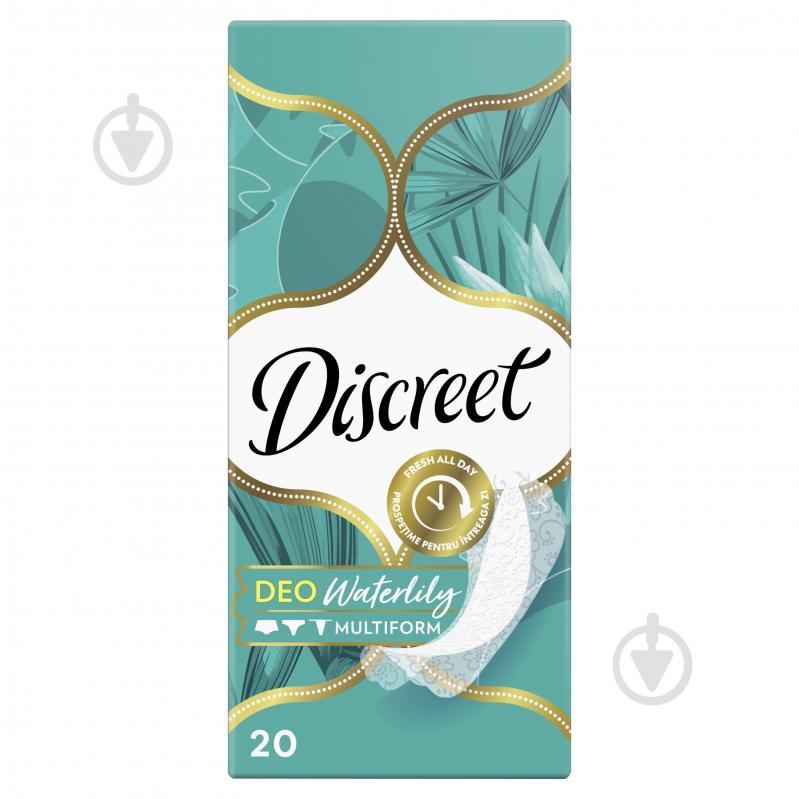 Прокладки Discreet ЩоденнІ прокладки Discreet Deo Water Lily 20 шт 20 шт. - фото 2