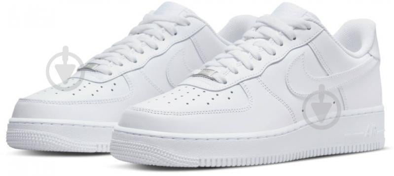 Кросівки чоловічі демісезонні Nike AIR FORCE 1 '07 CW2288-111 р.40 білі - фото 5