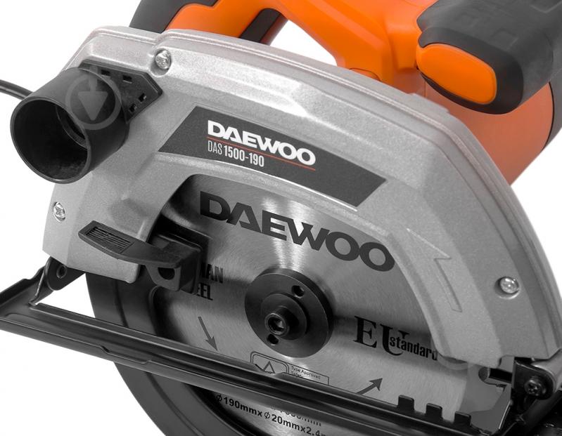 Пила циркулярная Daewoo DAS 1500-190 - фото 3 Пила циркулярная Daewoo DAS 1500-190 - фото 3
