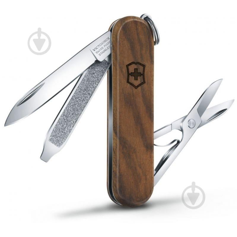 Ніж швейцарський Victorinox CLASSIC SD WOOD 0.6221.63 88282 - фото 2