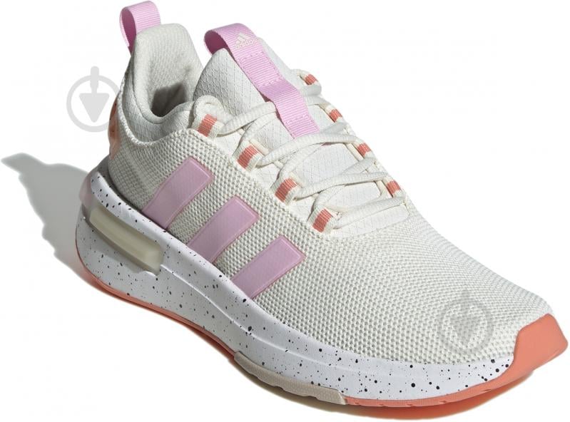 Кроссовки женские демисезонные Adidas RACER TR25 IF0044 р.38 2/3 бежевые с розовым - фото 3