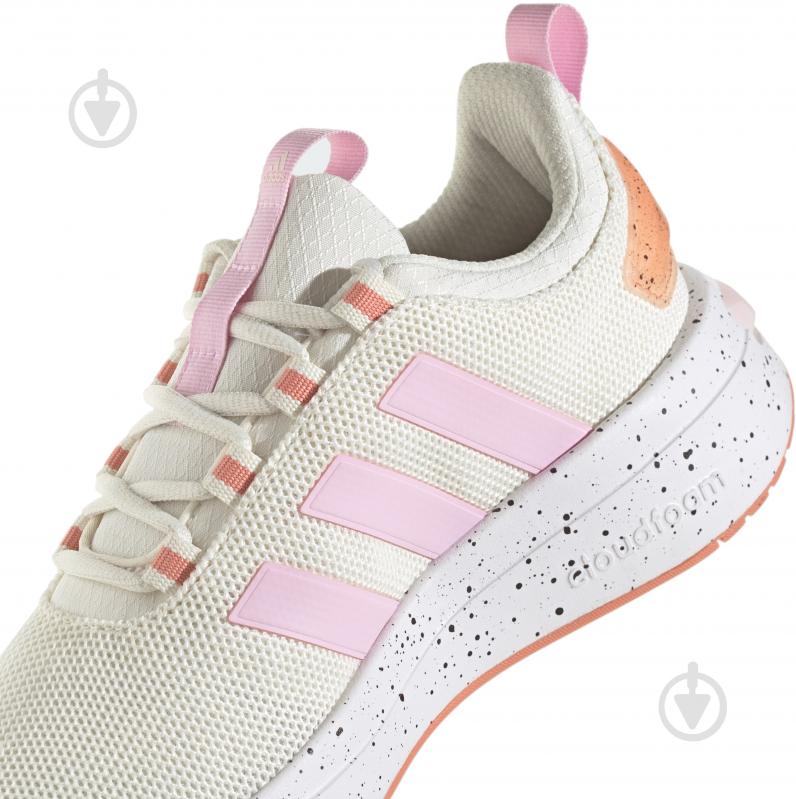 Кроссовки женские демисезонные Adidas RACER TR25 IF0044 р.38 2/3 бежевые с розовым - фото 6