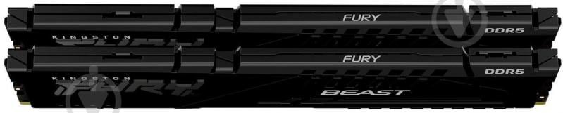 Оперативная память Kingston DDR5 SDRAM 32 GB (2x16GB) 6000 MHz (KF560C36BBE2K2-32) Fury Beast Black - фото 3 Оперативная память Kingston DDR5 SDRAM 32 GB (2x16GB) 6000 MHz (KF560C36BBE2K2-32) Fury Beast Black - фото 3
