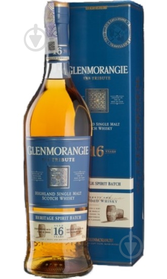 Віскі Glenmorangie односолодовий "Glenmorangie 16yo Tribute" 1 л - фото 1