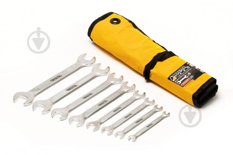 Набор ключей рожковых MasterTool 8 шт. 70-1108 - фото 2