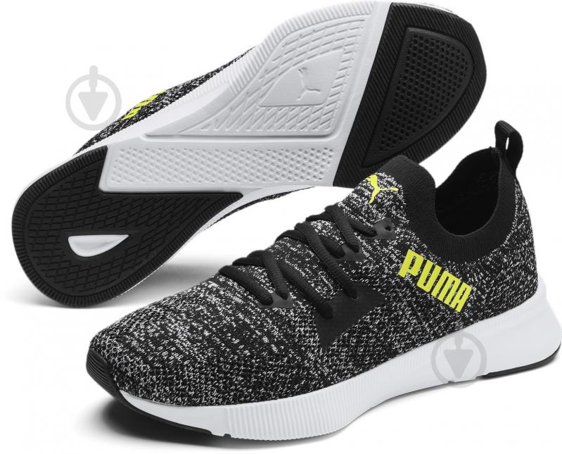 Кросівки чоловічі демісезонні Puma FLYER RUNNER ENGINEER KNIT 19279009 р.45 сірі - фото 4