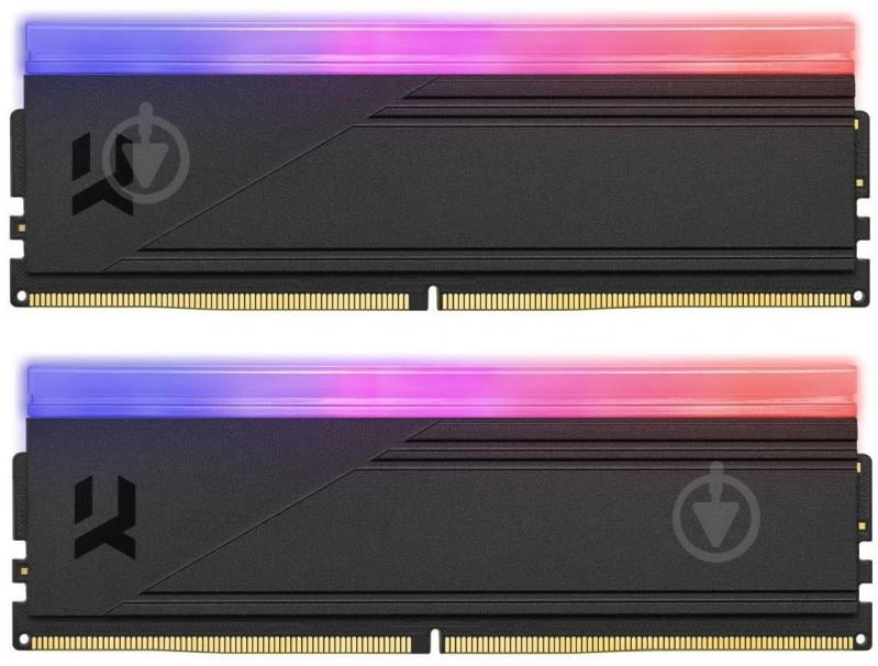 Оперативная память Goodram DDR5 SDRAM 64 GB (2x32GB) 6400 MHz (IRG-64D5L32/64GDC) IRDM RGB Black - фото 1