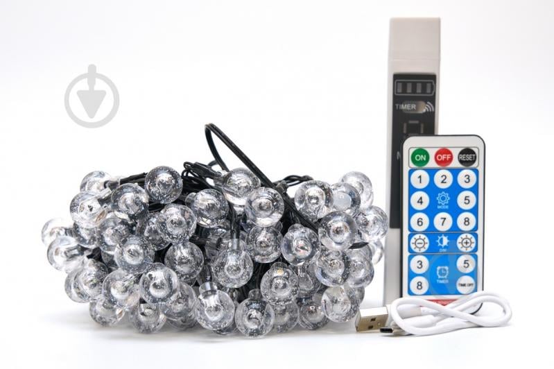 Електрогірлянда Девілон з повербанком і пультом світлодіодна (LED) 100 ламп 10 м (720742) - фото 2 Електрогірлянда Девілон з повербанком і пультом світлодіодна (LED) 100 ламп 10 м (720742) - фото 2