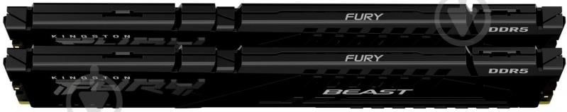 Оперативная память Kingston DDR5 SDRAM 32 GB (2x16GB) 6000 MHz (KF560C30BBK2-32) Fury Beast Black - фото 3 Оперативная память Kingston DDR5 SDRAM 32 GB (2x16GB) 6000 MHz (KF560C30BBK2-32) Fury Beast Black - фото 3