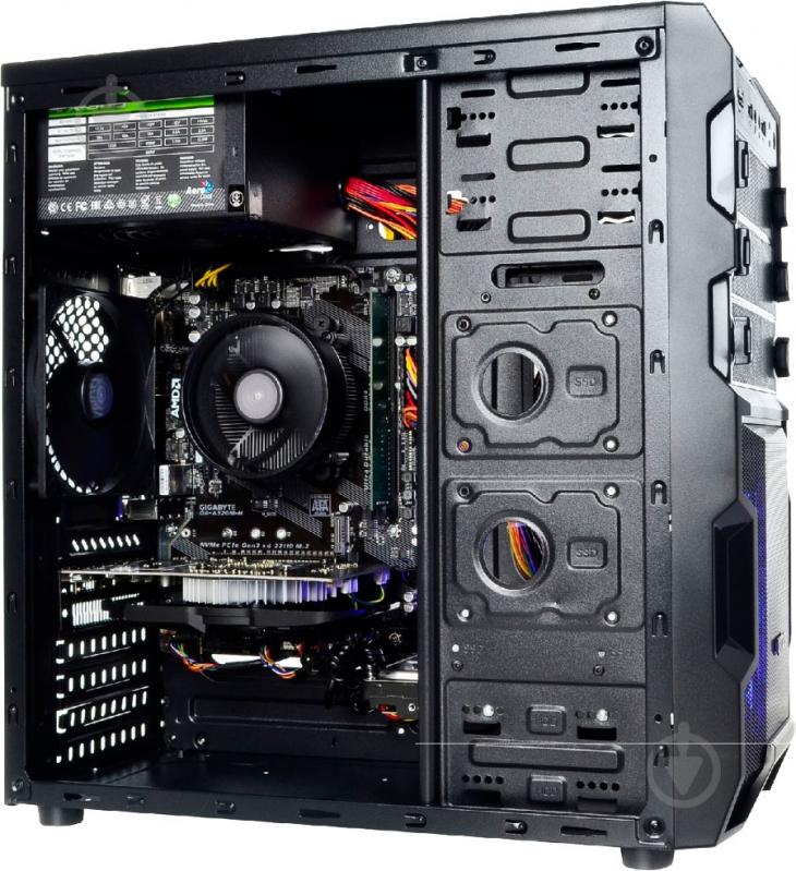 Компьютер персональный Artline WorkStation W33 (W33v03) black - фото 5