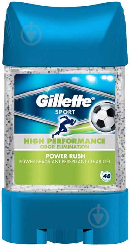 Антиперспірант для чоловіків Gillette Power Beads Power Rush Power Beads Power Rush 75 мл - фото 1