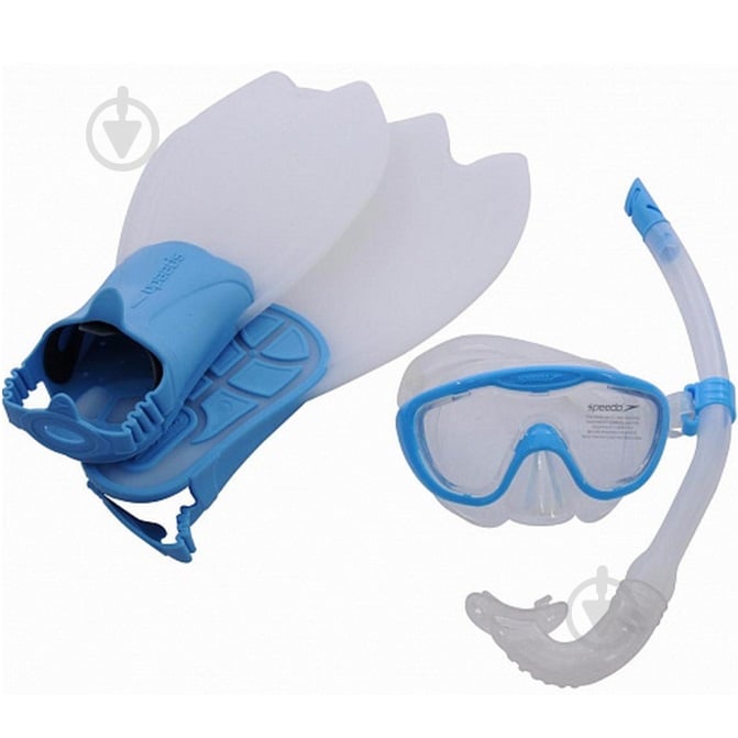 Набор для плавания Speedo Glide Scuba Set JU blue р.36-38 8-035930309 голубой - фото 1