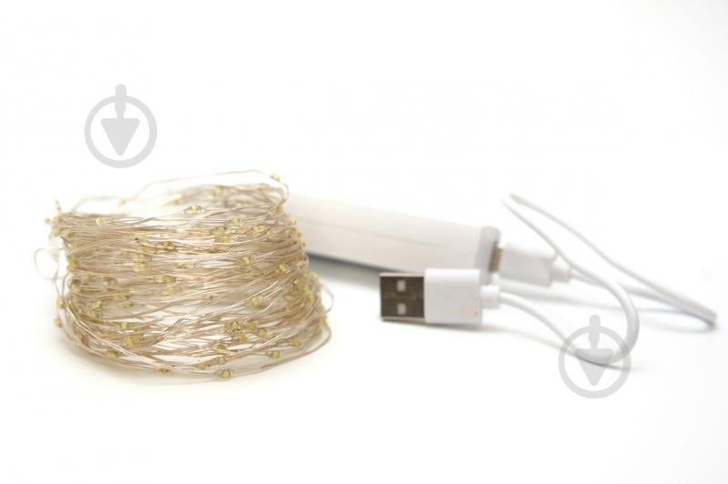 Электрогирлянда Девилон с повербанком светодиодная (LED) 200 ламп 10 м (720582) - фото 2 Электрогирлянда Девилон с повербанком светодиодная (LED) 200 ламп 10 м (720582) - фото 2