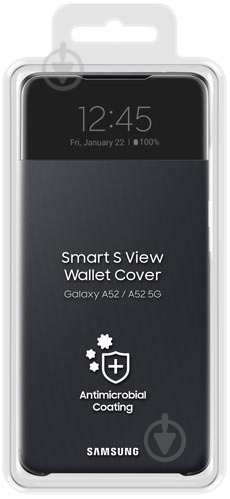 ᐉ Чехол-книжка Samsung для Galaxy A52 Smart S View Wallet Cover Black ...