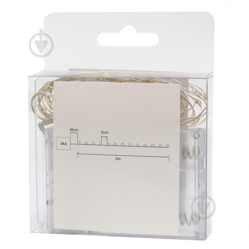 Электрогирлянда светодиодная Девилон светодиодная (LED) 40 ламп (720537) - фото 3