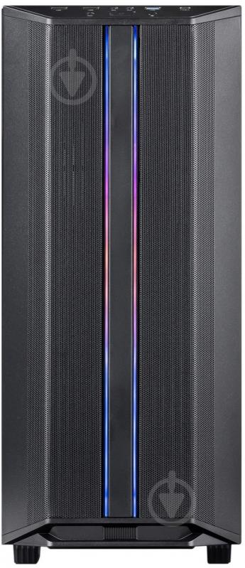 Корпус PrologiX E122 Tempered Glass&Mesh без БЖ Black - фото 9