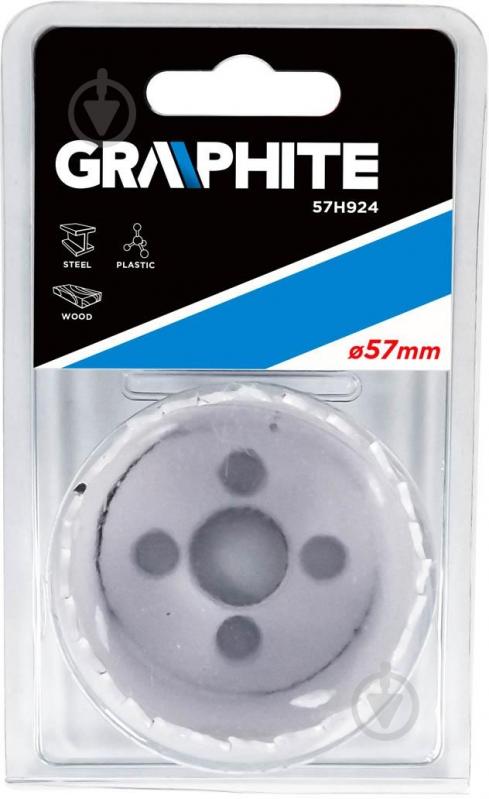 Коронка біметалева GRAPHITE 57H924 - фото 2 Коронка біметалева GRAPHITE 57H924 - фото 2