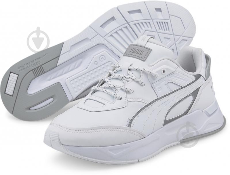 Кроссовки мужские демисезонные Puma MIRAGE SPORT REFLECTIVE 38372502 р.40 белые - фото 4