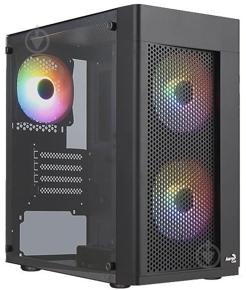 Корпус AeroCool Hexform-G-BK-v2 500W Black (ACCX-PV38002.11) - фото 1