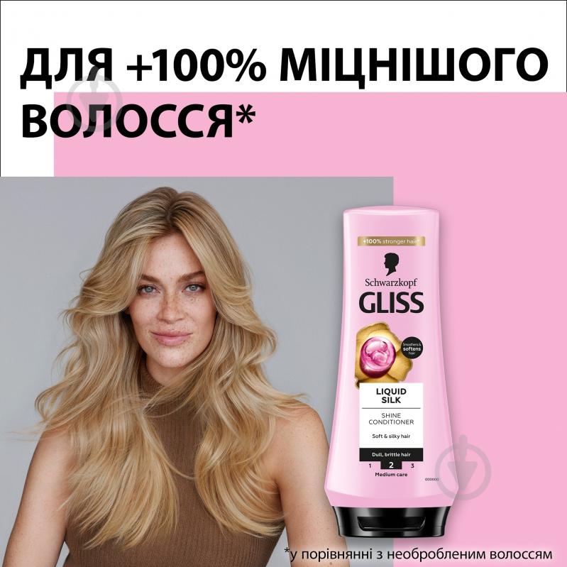 Бальзам GLISS Liquid Silk 200 мл - фото 3