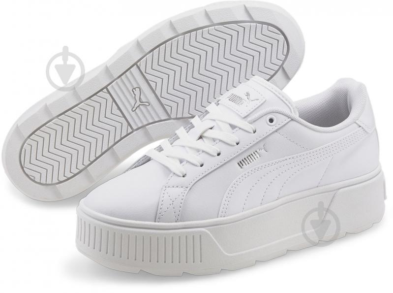 Кроссовки женские демисезонные Puma KARMEN L 38461501 р.41 белые - фото 6