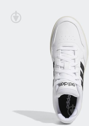 Кросівки чоловічі демісезонні Adidas HOOPS 3.0 GY5434 р.40 2/3 білі - фото 4