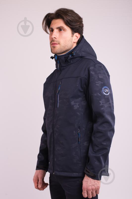 Куртка мужская демисезонная Avecs AV-70396/23 р.XL темно-синяя - фото 6