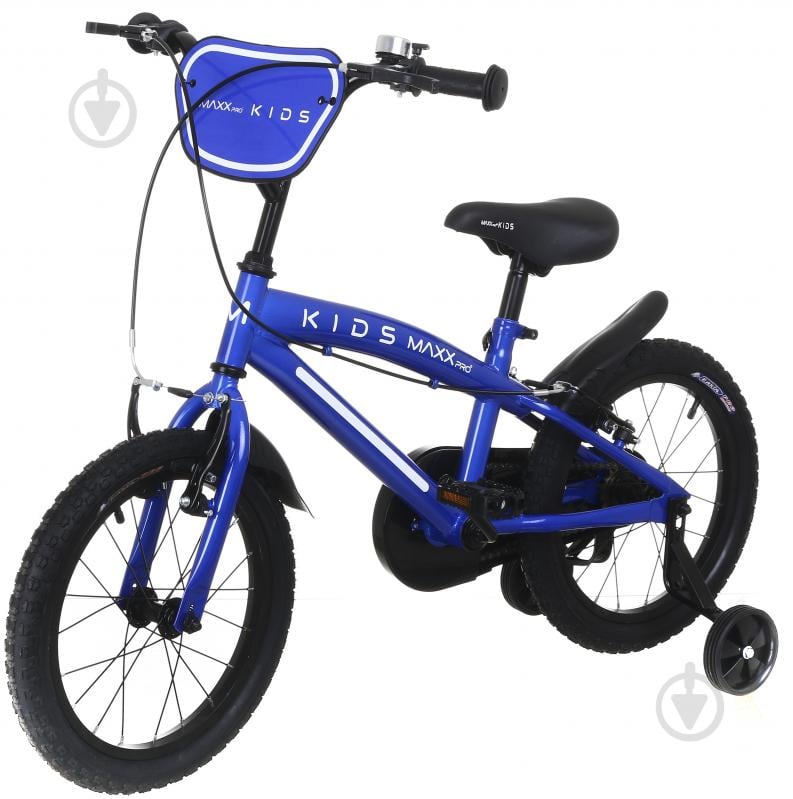 Велосипед дитячий MaxxPro kids 16” 85% SKD синій RSD-CB-04 - фото 1